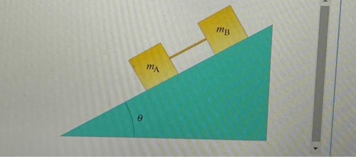 Solved Two Blocks Made Of Different Materials Connected | Chegg.com