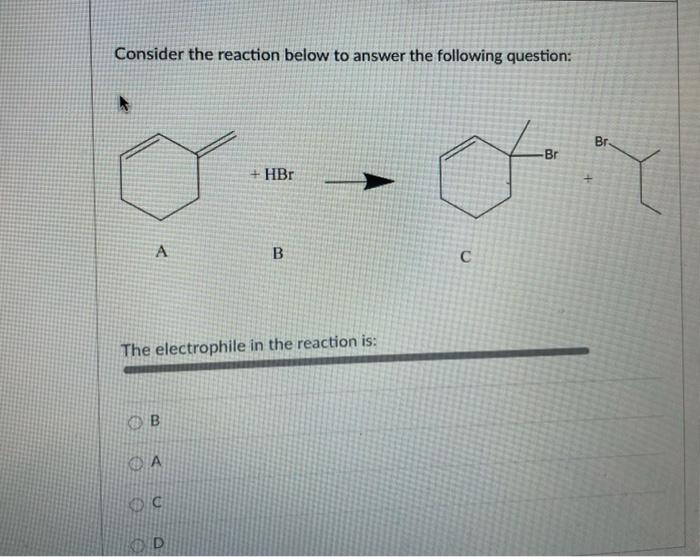 Solved Consider the reaction below to answer the following | Chegg.com