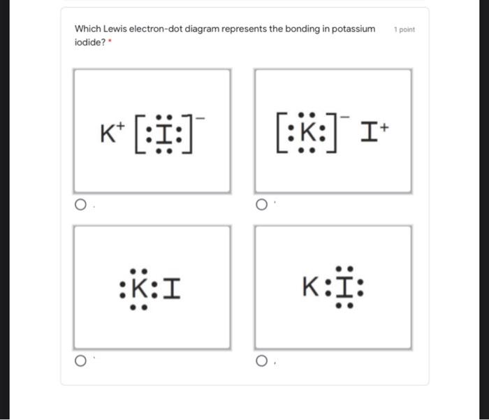 potassium lewis dot diagram