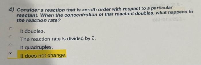 Solved 5) For The Reaction A+B→ Products, The Following Data | Chegg.com