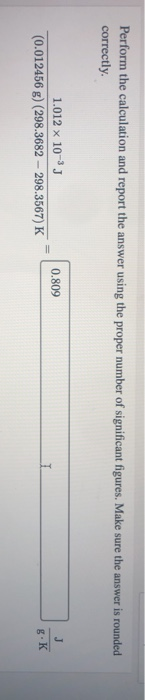 Solved Perform the calculation and report the answer using | Chegg.com