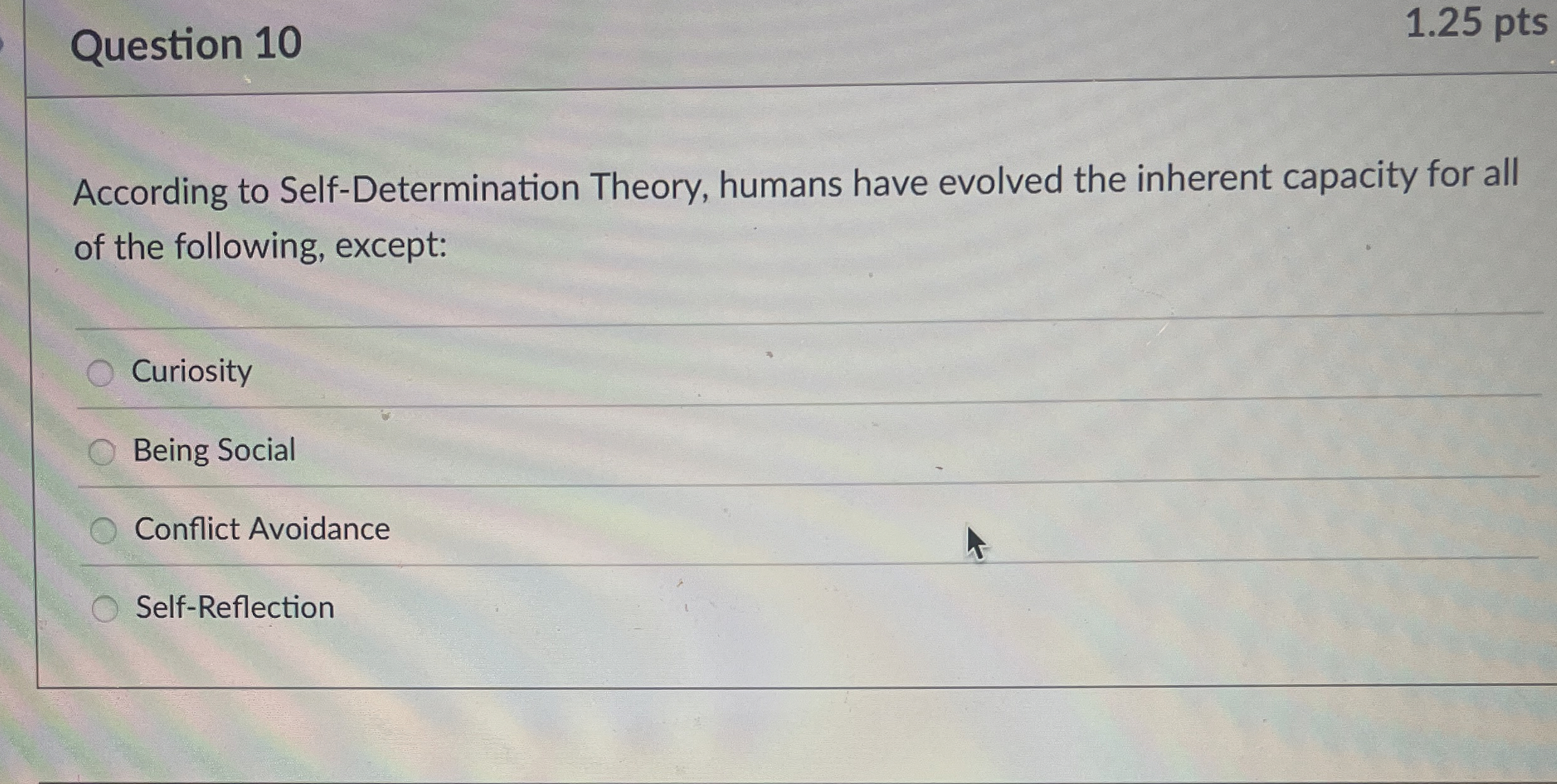 Solved Question 10According to SelfDetermination Theory,