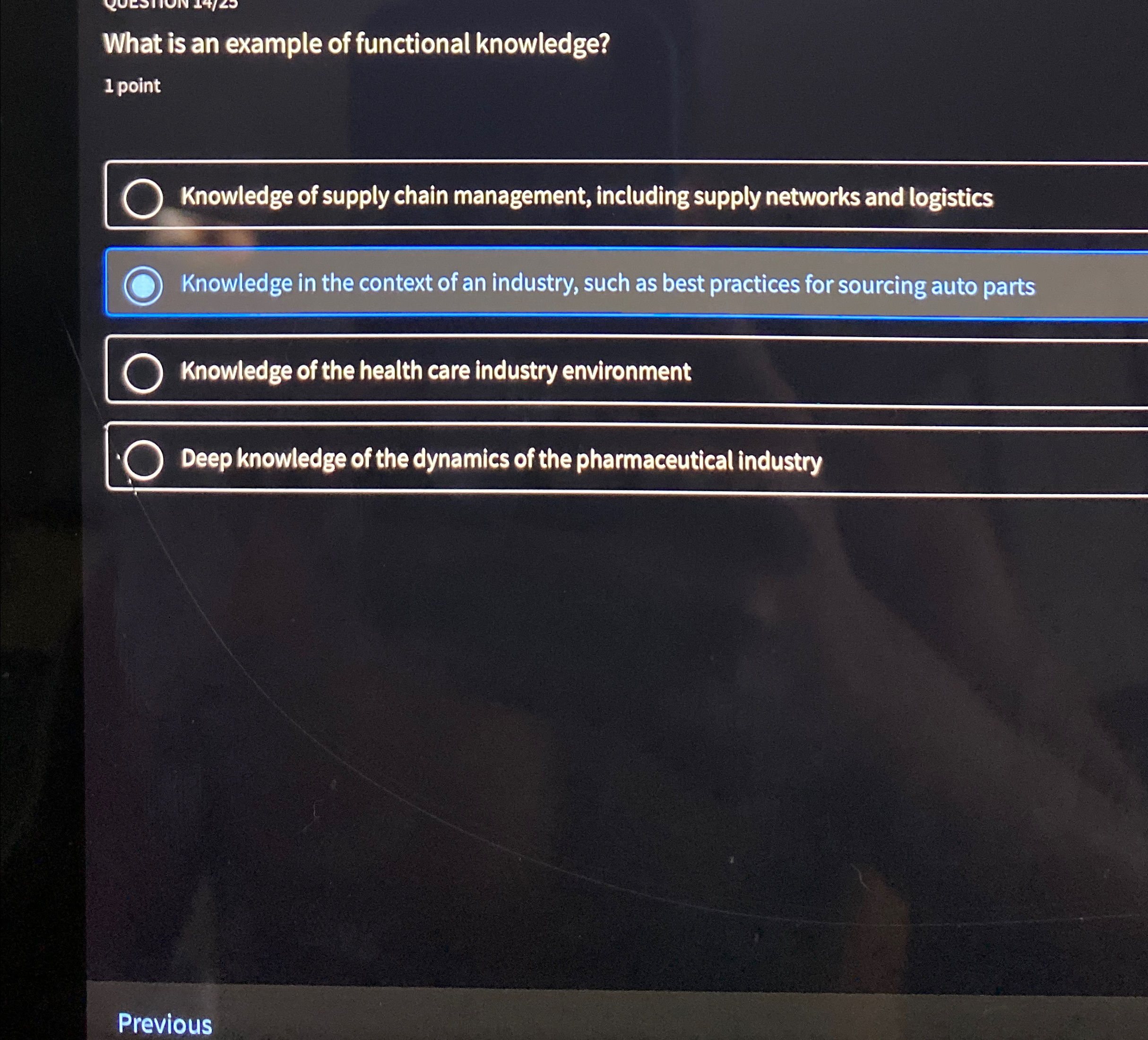 Solved What is an example of functional knowledge?1 | Chegg.com