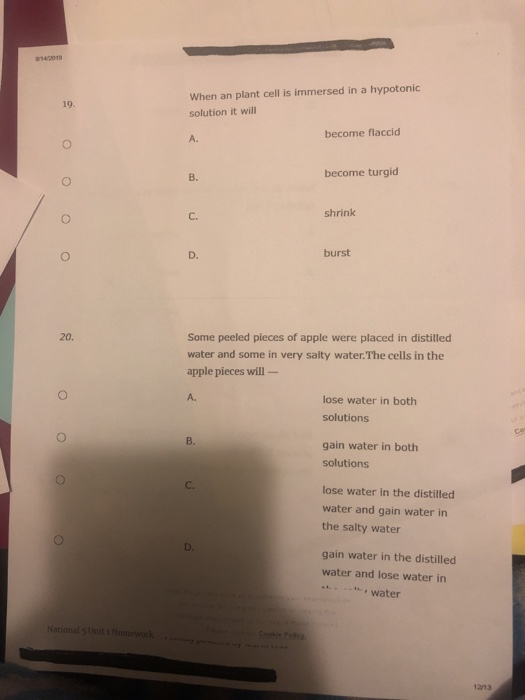 National 5 biology book picture
