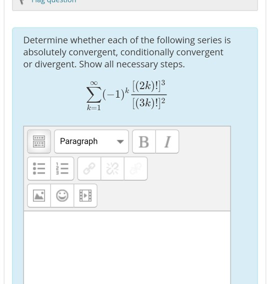 Solved Determine whether each of the following series is | Chegg.com