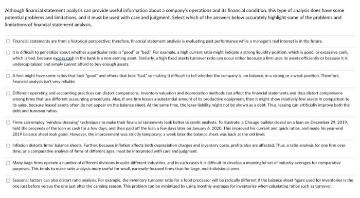 Financial Statement Analysis: How It's Done, by Statement Type