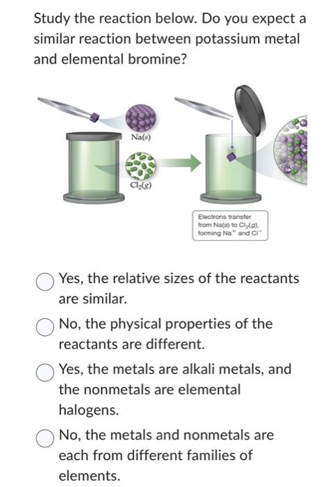 Solved Study the reaction below. Do you expect a similar Chegg