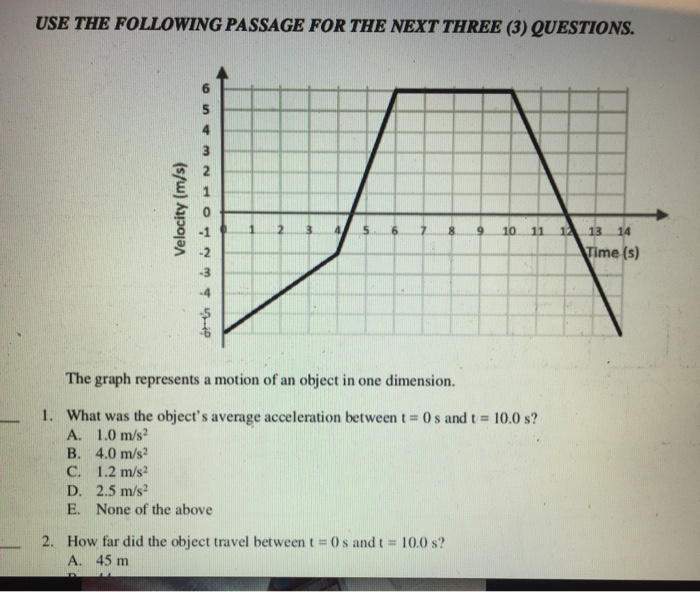 Solved Use The Following Passage For The Next Three 3 Q Chegg Com