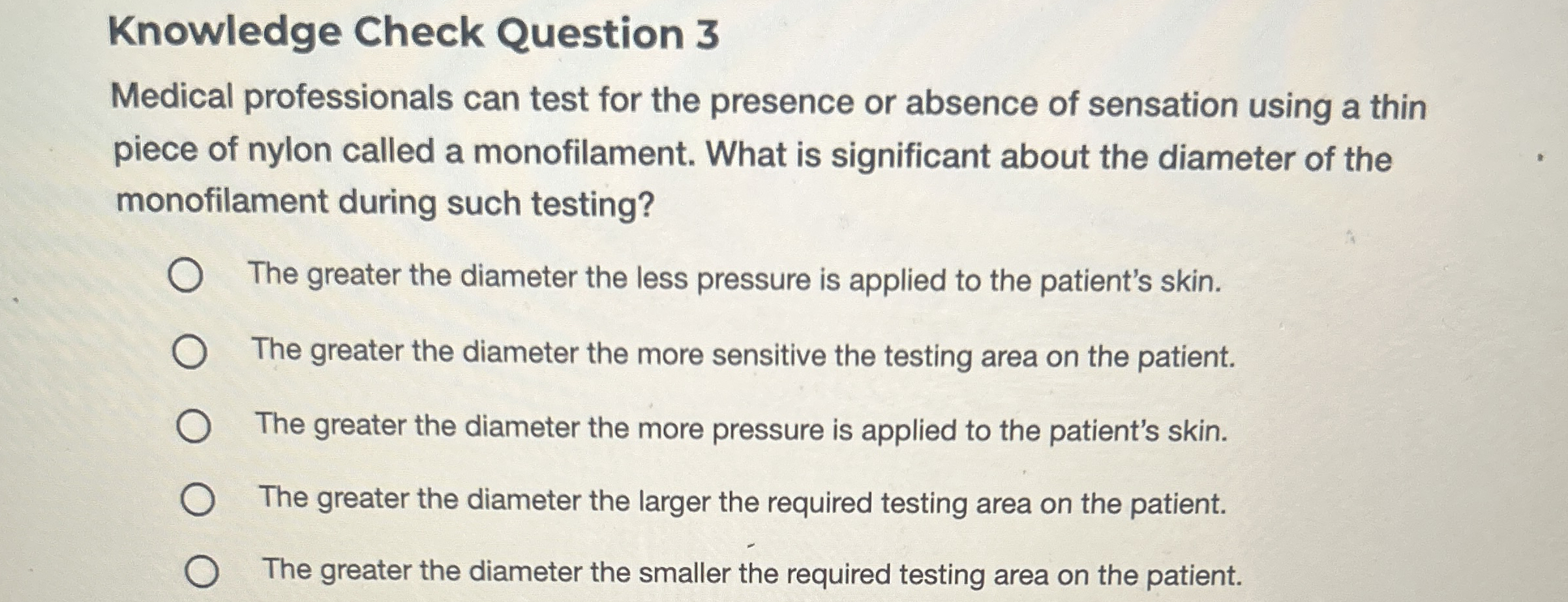 Solved Knowledge Check Question 3Medical professionals can | Chegg.com