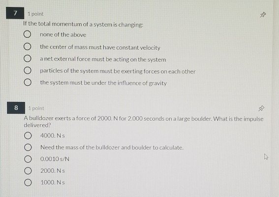 Solved Need Help Finding The Correct Answer To Physics For | Chegg.com