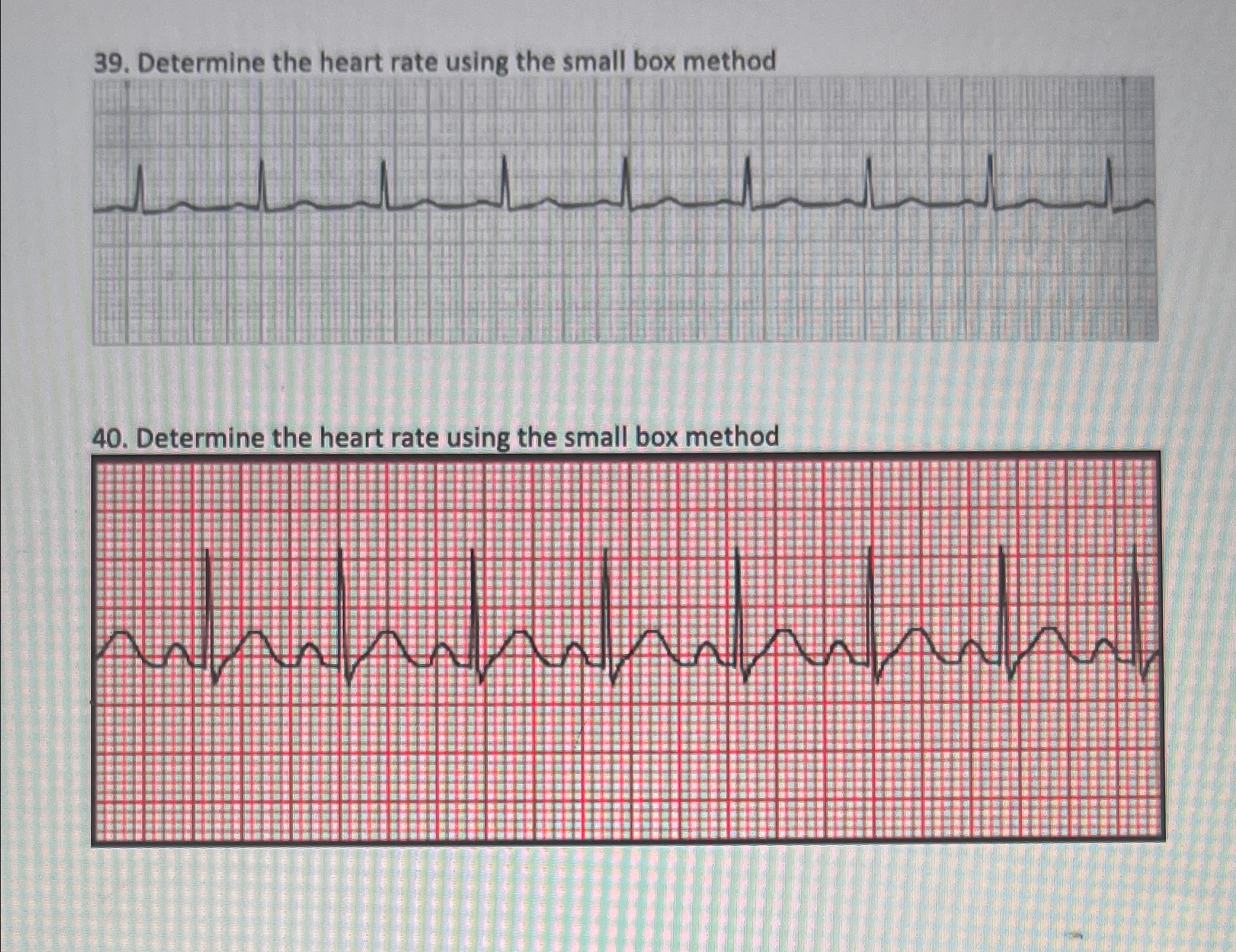 Solved Determine the heart rate | Chegg.com