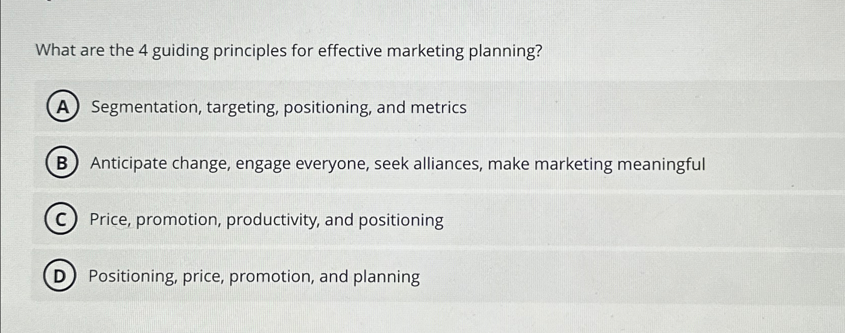 Solved What are the 4 ﻿guiding principles for effective | Chegg.com