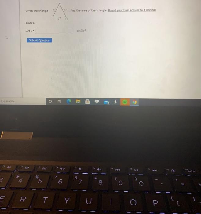 Solved 20 Given the triangle Find the measure of angle using | Chegg.com