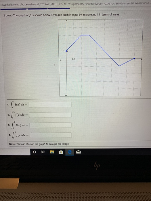 Solved Webwork Elearning.ubc.ca/webwork2/2019W2_MATH 105 | Chegg.com