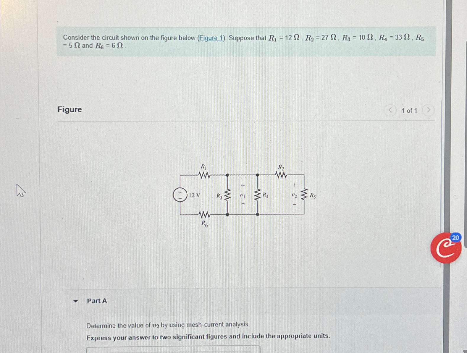 Solved Consider the circuit shown on the figure below | Chegg.com
