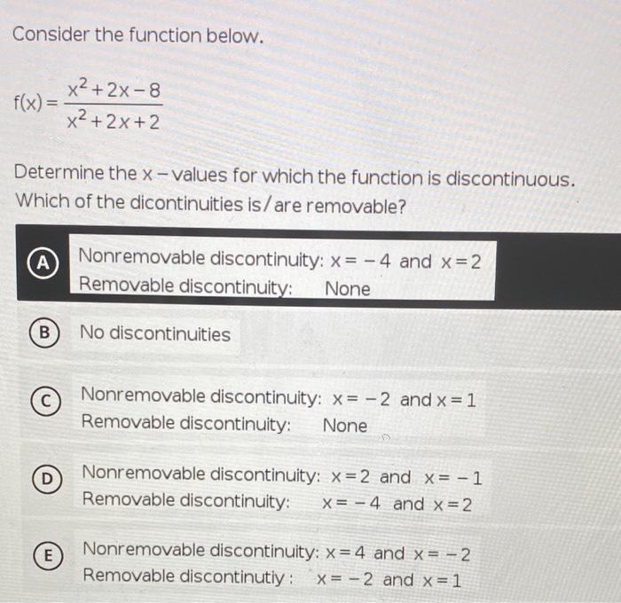 Solved Question 6 Which of the following functions is not | Chegg.com