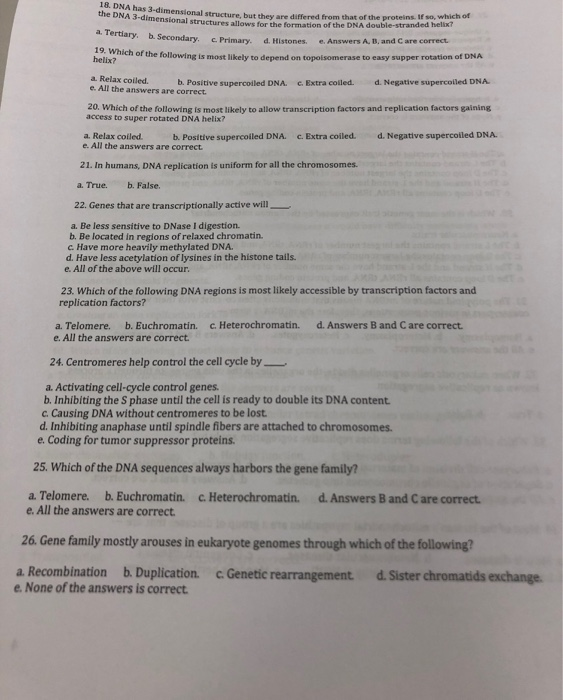 the 3 dimensional structure of dna is best described as a