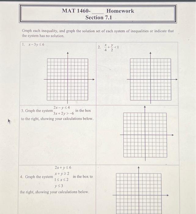 graph the solution set of inequalities calculator