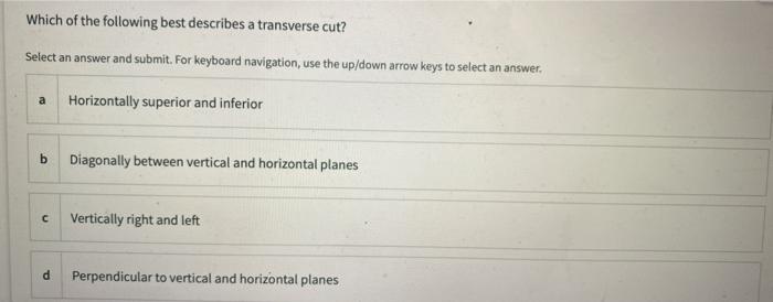 Solved Which of the following best describes a transverse | Chegg.com