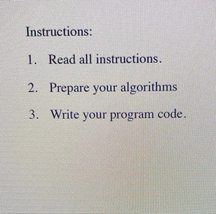 Solved Practical Exercises: Programming Fundamentals For | Chegg.com