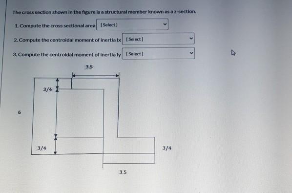 Solved The cross section shown in the figure is a structural | Chegg.com