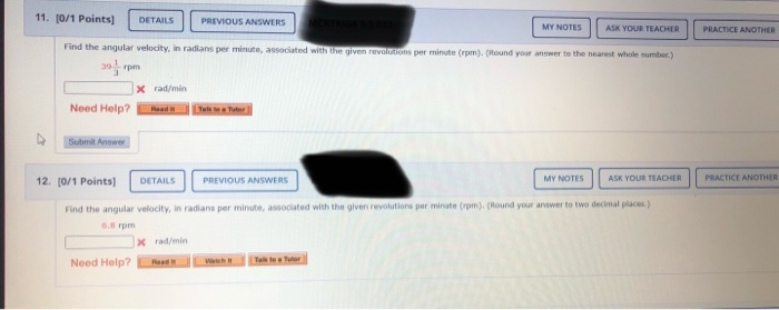 Solved ive been trying these for a while and cannot get | Chegg.com