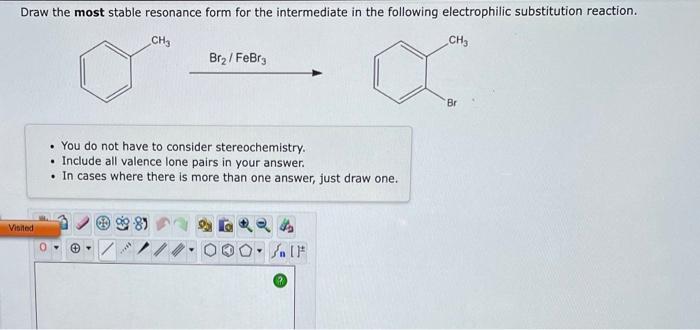 Solved Draw the most stable resonance form for the | Chegg.com