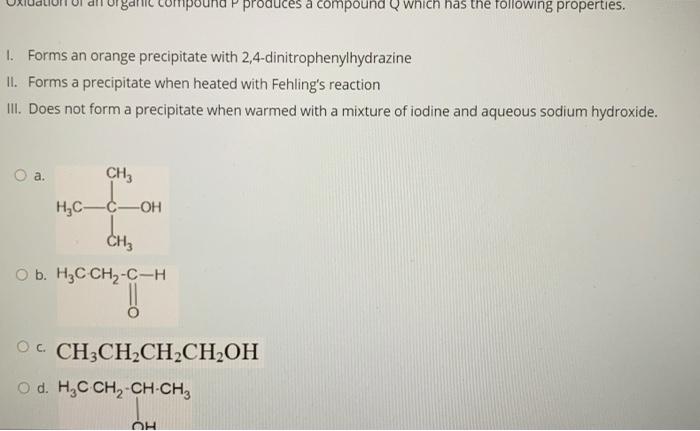 Solved The Reaction Scheme For The Production Of A Compou Chegg Com