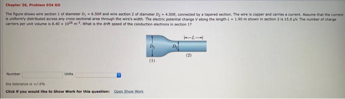 Solved Chapter 26, Problem 034 GO The figure shows wire | Chegg.com