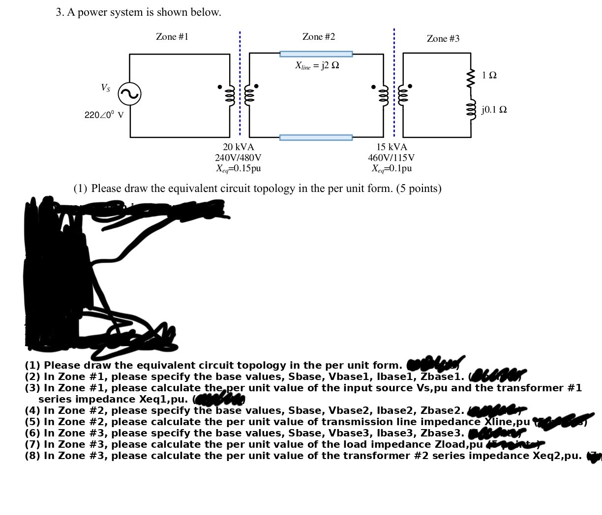 Solved 1 please draw the equivalent circuit topology in chegg