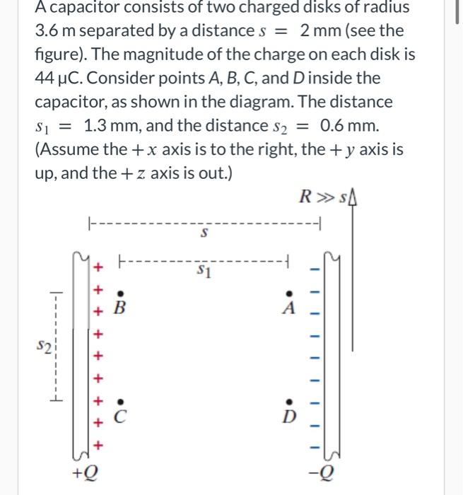 Solved (a) What is the electric field inside the capacitor? | Chegg.com