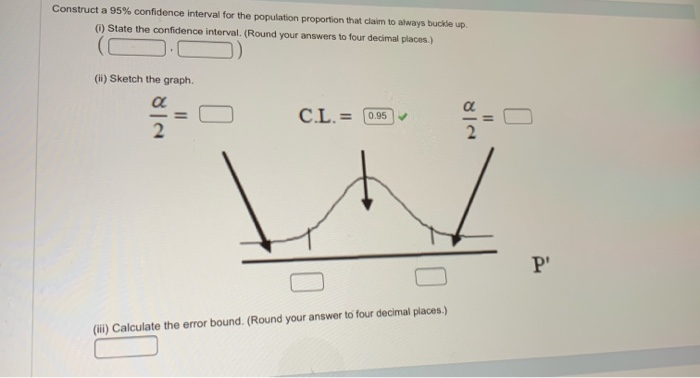 Solved Construct a 95% confidence interval for the | Chegg.com