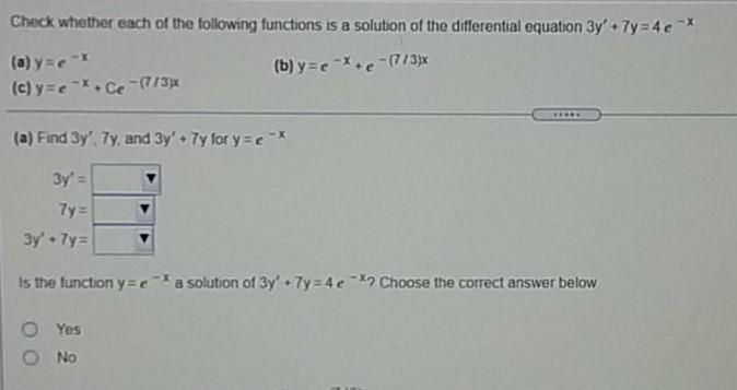 Solved Check whether each of the following functions is a | Chegg.com