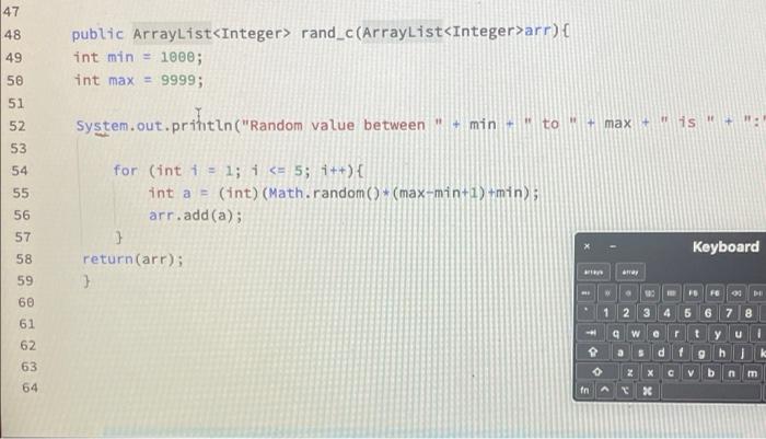 Solved Code is in java:fix this error for code to work. add | Chegg.com