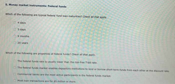 solved-5-money-market-instruments-federal-funds-which-of-chegg