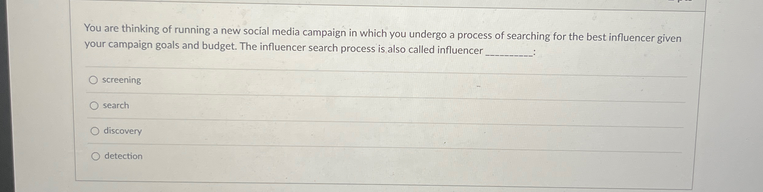 Solved You are thinking of running a new social media | Chegg.com