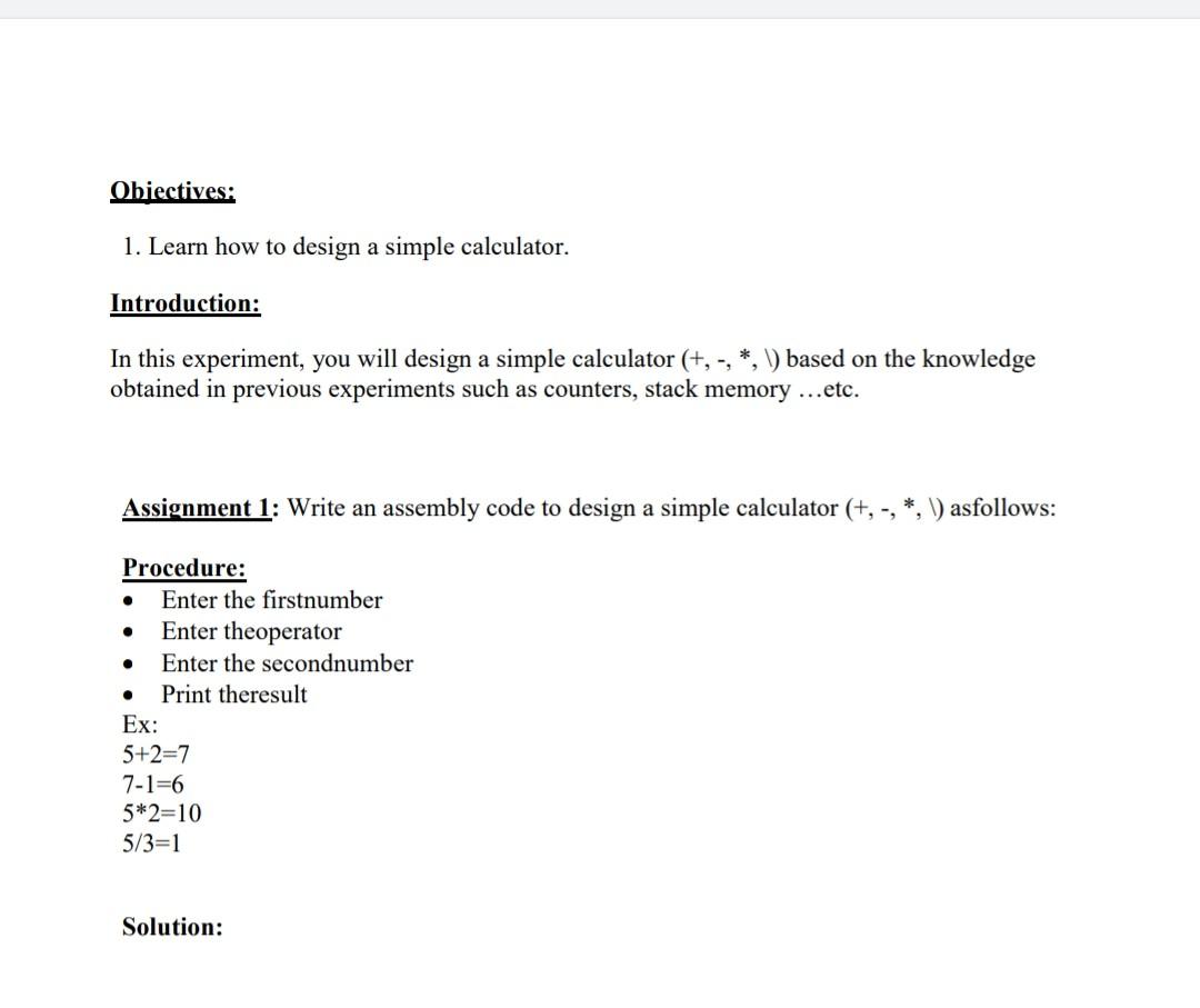 Solved Dear students registered in the Microprocessor | Chegg.com