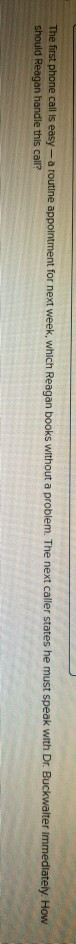 solved-the-first-phone-call-is-easy-a-routine-appointment-chegg