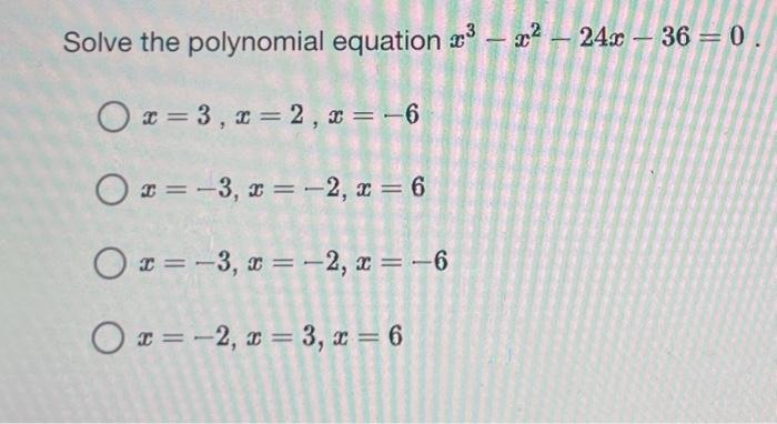 24 = 6( − x − 3)