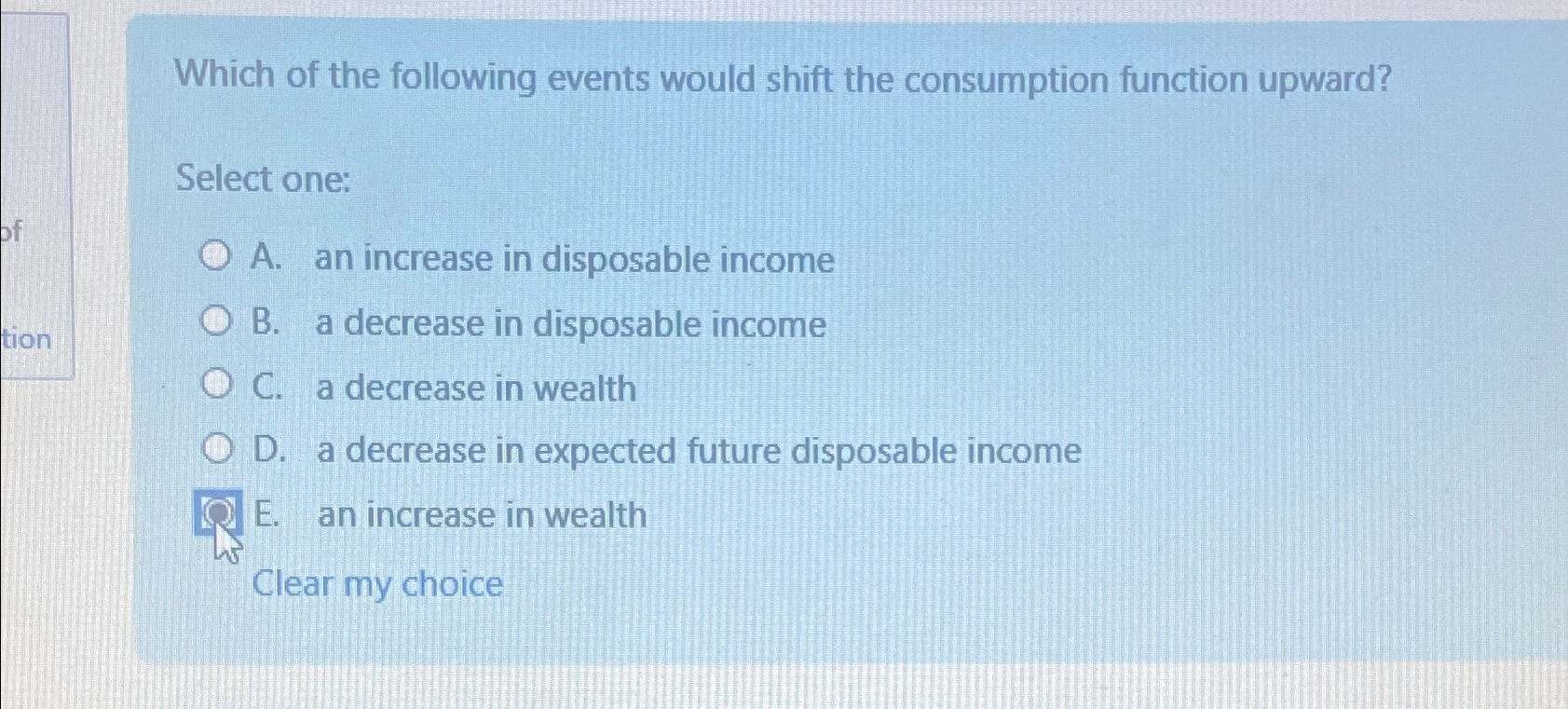 Solved Which of the following events would shift the | Chegg.com