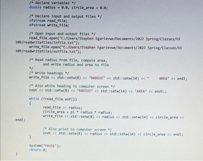 Solved Run the following code and the following files, but | Chegg.com
