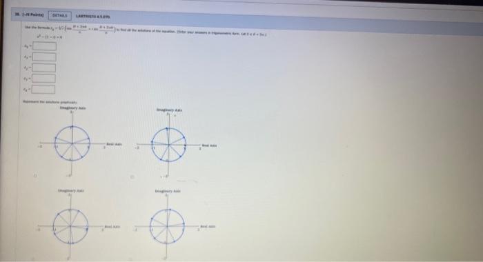 Whe the formula zk=r(cosnθ+2πk+isinnθ+2πk) to find | Chegg.com