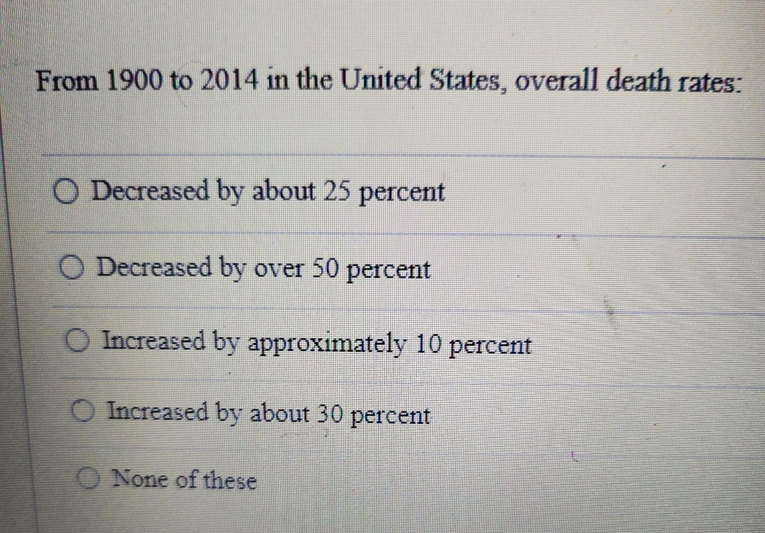 solved-from-1900-to-2014-in-the-united-states-overall-chegg