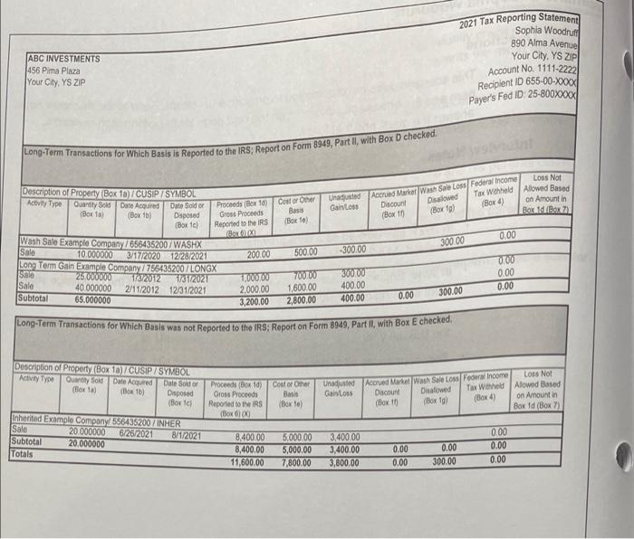 Solved Scenario 3 Sophia Woodruff Directions This scenario