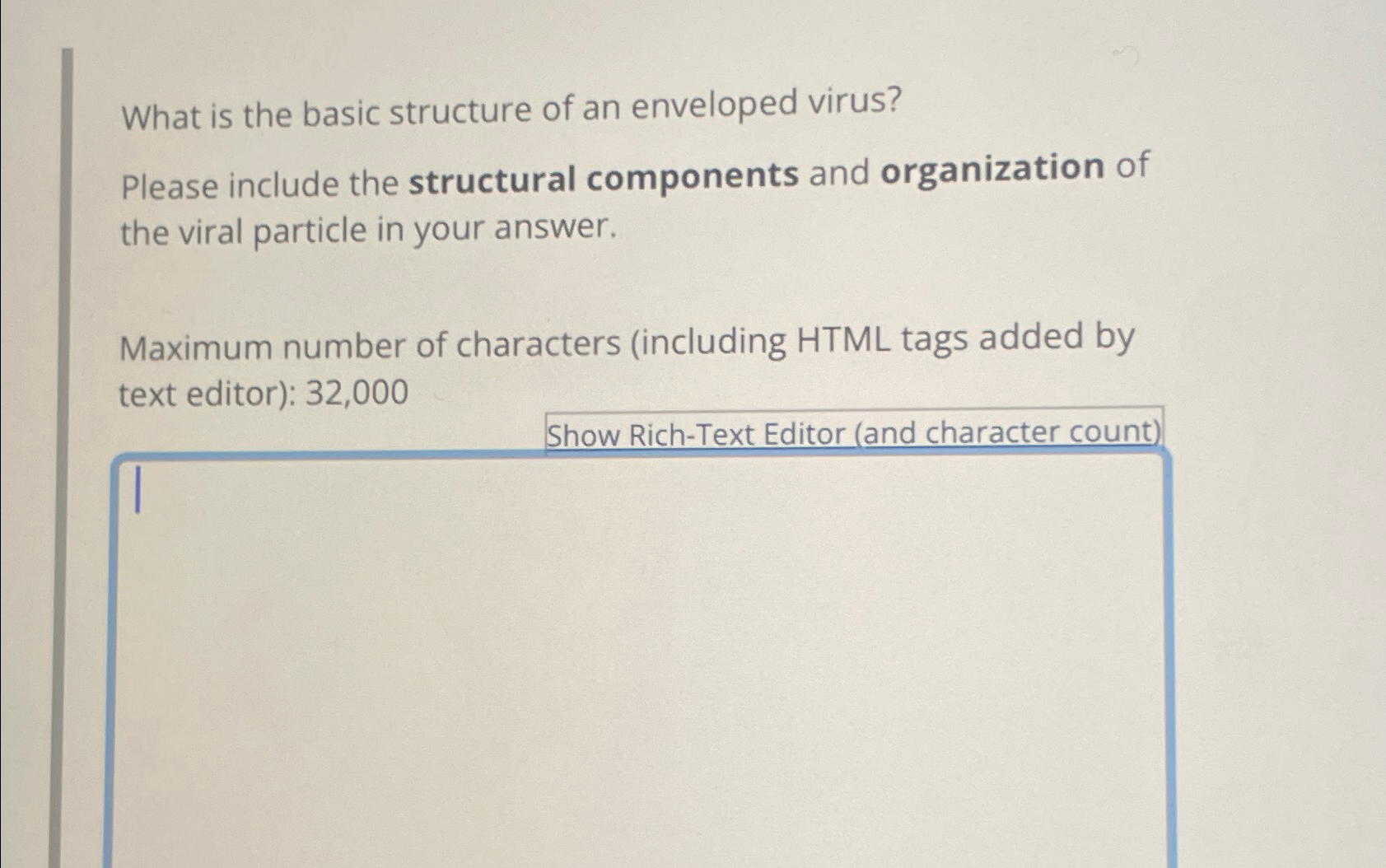Solved What is the basic structure of an enveloped | Chegg.com