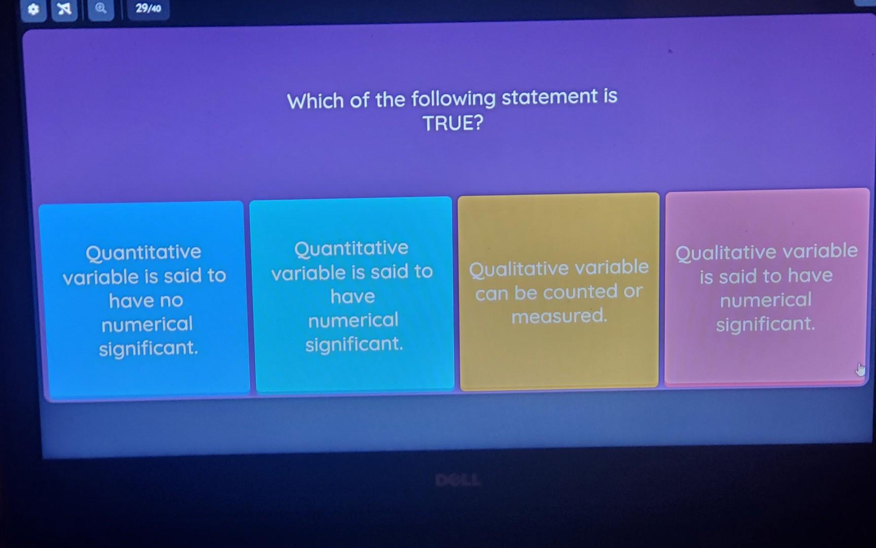 Solved Which of the following statement is TRUE? | Chegg.com