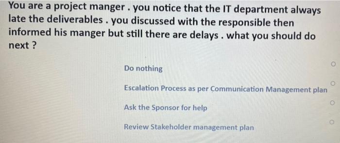 Solved You are a project manager in a construction project. | Chegg.com