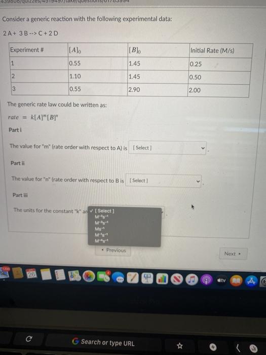 Solved Question 13 3 pts Consider the balanced reaction: 2 | Chegg.com