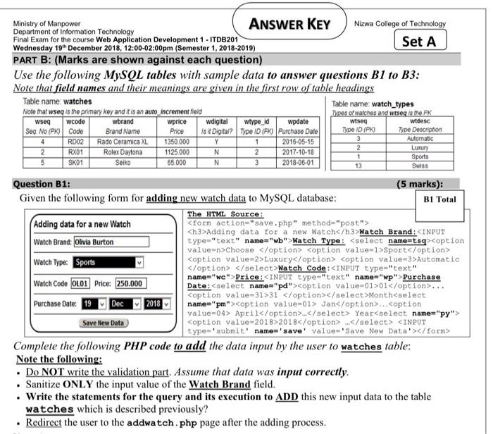 Final Exam with Answers for Basic Information Systems