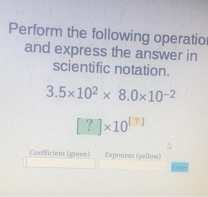Solved Perform the following operation and express the | Chegg.com